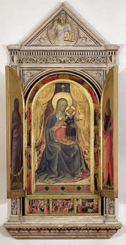Cuadro de pared en lienzo de Beato Angelico: arte clásico de 60x90cm para salones elegantes