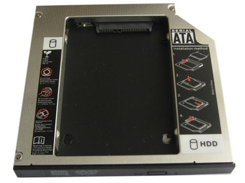 Generic 2 nd hard drive HDD Caddy Bay adattatore
