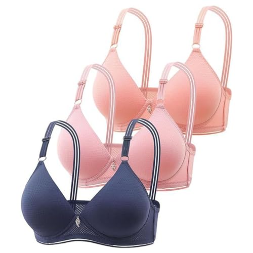 Sujetador Talla 70A Ofertas Sujetadores De 3 Piezas para Mujer, Ropa Interior Sexy Up Inalámbrica De Color Sólido, Soporte Cómodo Transpirable Ajustable, Sujetador Antic Sujetador Aro Negro Ofertas Sujetador Talla 70A Ofertas Sujetadores De 3 Piezas para Mujer, Ropa Interior Sexy Up Inalámbrica De Color Sólido, Soporte Cómodo Transpirable Ajustable, Sujetador Antic Sujetador Aro Negro Ofertas