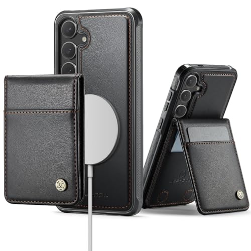 Étui portefeuille en cuir pour Samsung S20 FE noir rabat aimanté