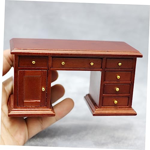 Homoyoyo 1 Conjunto De Cadeira De Escrivaninha Vintage Escrivaninha De Madeira Mini Escrivaninha Min