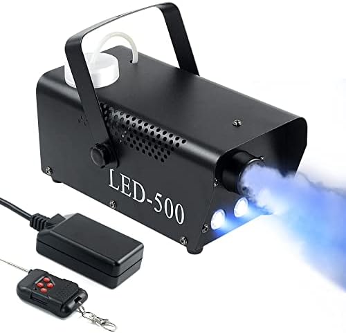 Fog Machine Halloween Outdoor Indoor,Color mixing gradient 470000 color effect 2 Wireless Remote Controls, Perfect for Wedding, Halloween, Party and Stage Effect……