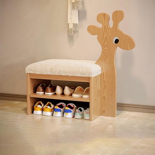 Banc à chaussures gain de place étagère à un niveau pour désencombrer l'entrée