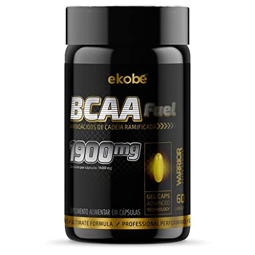Ekobé BCAA, Aminoácidos de cadeia ramificada em cápsulas, 1400 mg