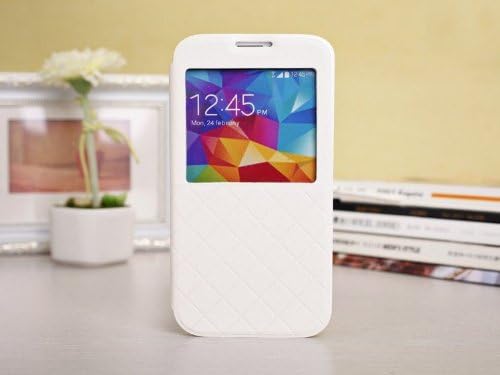 Ooki Ultra Slim Flip Cover Case with View Window for Samsung Galaxy S5 (White)