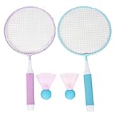【Diseño antideslizante】 --- Esta raqueta de bádminton utiliza una cubierta de espuma para el sudor, que es antideslizante, suave, resistente y no lastima sus manos.
