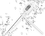 dretec(ドリテック) クッキング温度計 温度計 料理 防水 速読 デジタル ステンレス 油 揚げ物 肉 コーヒー テンパリング O-280WTDI(ホワイト)