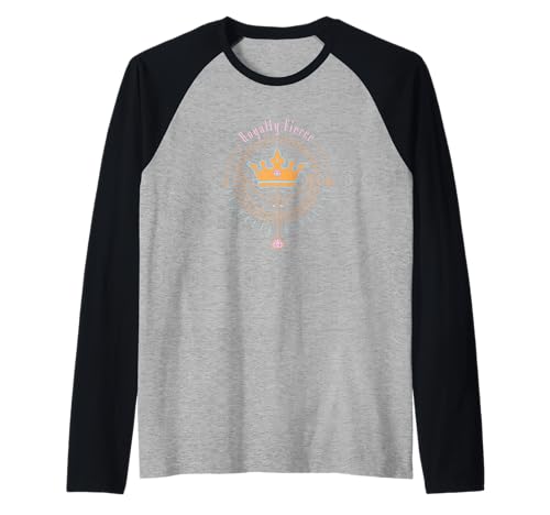 Disney Princess Royalty Fierce t-shirt baseball en coton respirant