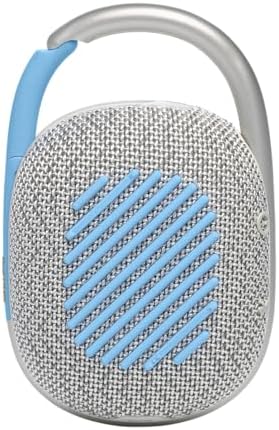JBL Clip 4 Eco - Ultra-Portable Waterproof Speaker (White)