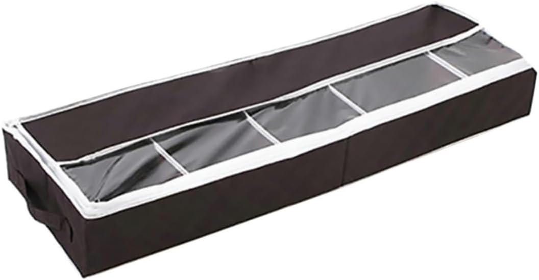 Levemolo Visible Window Non-woven Shoes Box Folding Shoes Storage Home Organizer