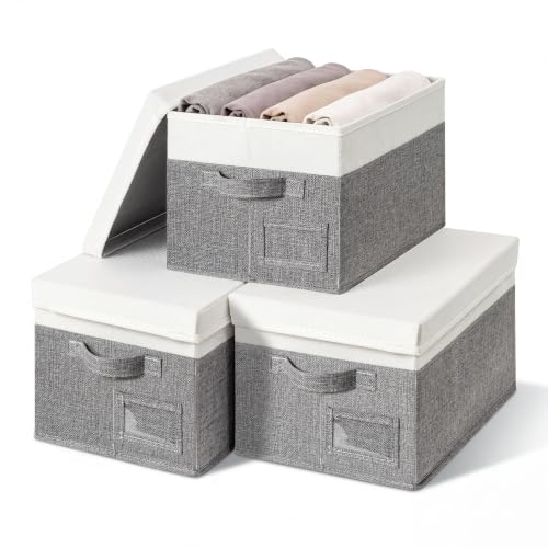 Image of GRANNY SAYS Storage Bins with Lids, Decorative Storage Boxes with Lids