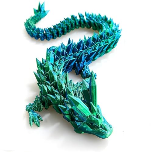 Qxbuhe 4pcs 3D Printed Dragon Egg ,3D Dragon Flexible Joints Toys, 3D Printed Animals Exquisite Cute Pet Toy, 3D Printed Articulated Flexible Fidget Toy, Adults Fidget Toys (Laser Red) — view 5