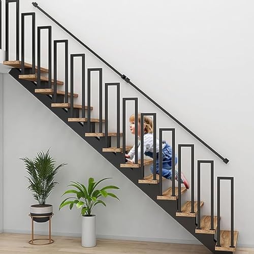 Rampe d'escalier en métal design moderne en U pour barre de support - 3