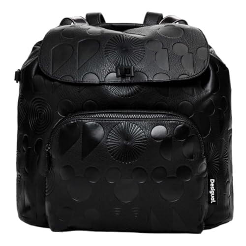Sac à dos Desigual noir taille moyenne idéal pour vos sorties urbaines