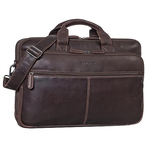 Sac ordinateur 15,6 pouces homme cuir pour ranger ses grands classeurs