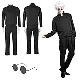 【Convient pour】 : ce cosplay Satoru Gojo convient pour un usage quotidien, Halloween, les fêtes à thème, le carnaval, les fêtes de rôle, les scènes, les fêtes, les occasions spéciales et autres anniversaires ou festivals.