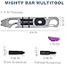 EDC Pry Bar, mighty bar, Keychain Crowbar, Multi Functional Pocket Pry Bar with Wrench,Ratchet screwdrivers, Can Box and Bottle Opener, Versatile Companion for Everyday Carry and Camping Accessories