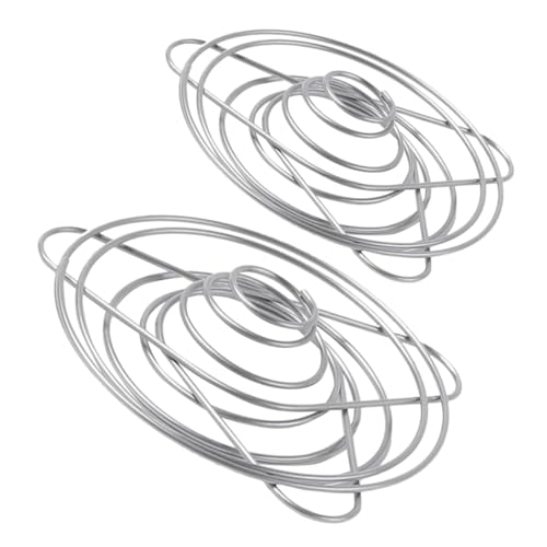 DIYEAH 2 pezzi Filtro Caffè in Acciaio Resistente Porta Filtro da Viaggio per Campeggio Riutilizzabile e Portatile per Caffettiere Tazze Medie e Grandi