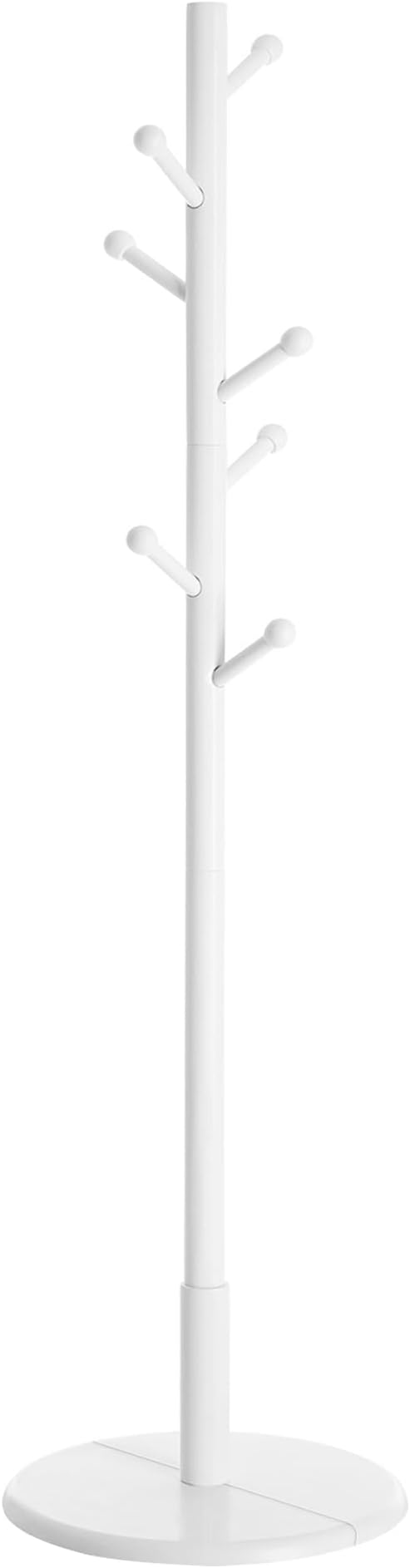 Appendiabiti Da Terra In Legno - 8 Ganci, Altezza Regolabile 100-175 Cm, Marrone - Foto 11