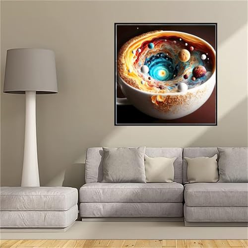 Broderie Diamant Kit Complet 5D Diamond Painting Adulte 100x100cm Point Croix