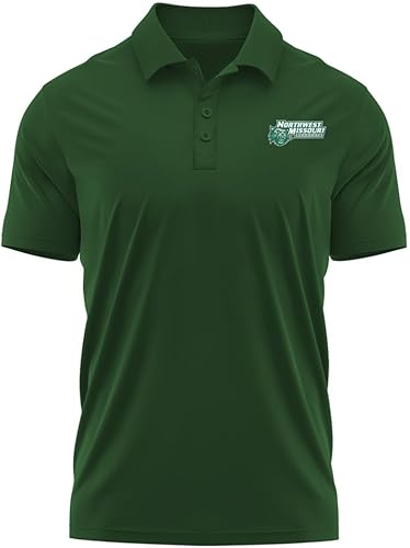Miniatura 7 de Camisa polo deportiva oficial de la NCAA Collegiate para hombre, colección con logotipo en el pecho izquierdo