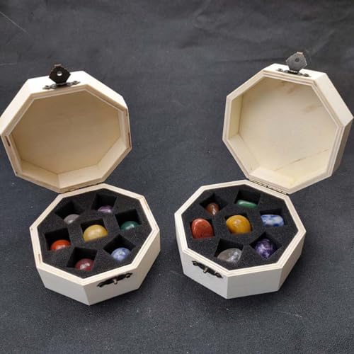 Piedras naturales detalladas en pack de 7 unidades para regalar en inauguraciones de casa y Navidad 8