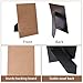 FREEBLOSS 10pcs Easel Back for Picture Frame Replacement Picture Frame Back Stand Replacement Photo Board for Pictures Tiles 4.9x6.9