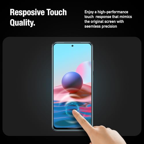 Image of Supershieldz NeoGuard HD+ Tempered Glass Screen Protector Guard for Redmi Note 11Se,Note 11S,Note 11,Note 10S and Redmi Note 10, 9H Hardness | Case-Friendly | Easy Installation Kit