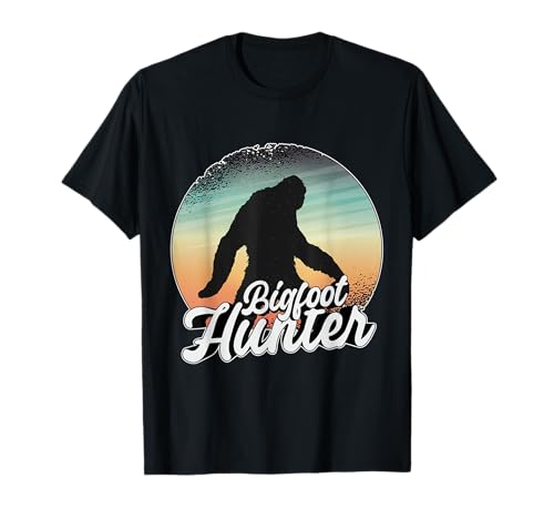 Bigfoot Hunter Vintage Funny Sasquatch Big Foot Camiseta