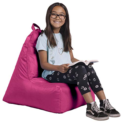 Factory Direct Partners 10481-Rs Cali Alpine Sack Bean Bag Chair, Dirt-Resistant Coated Oxford Fabric - Raspberry #TOP8