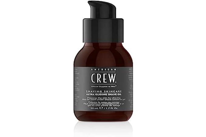 American Crew Shave Cream Oil, Ultra Gliding Shave Oil, 1.7 Fl Oz