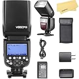 Godox V860III-S Kamerablitz für Sony Kamerablitzgerät Speedlite Light, 76 Ws 2.4 G TTL HSS 1/8000 s, 480 Blitze mit voller Leistung, 2600 mAh Li-Ionen Akku, 0.01-1.5s Ladezeit, 10 Stufen Kamerablitz