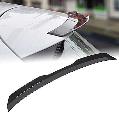 TGFOF Aileron de Coffre Arrière pour Volkswagen VW Golf 6 GTI 2009-2013 ABS Noir Brillant Aile fenêtre pare-brise Lèvre Becquet de Toit Cover