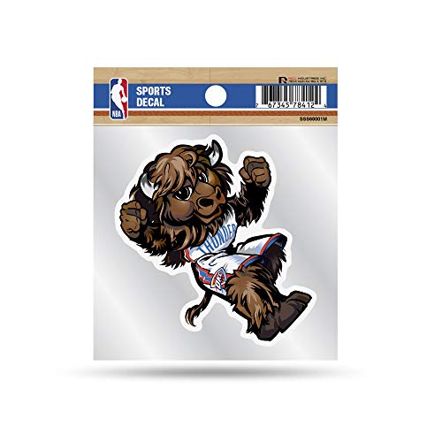 Rico Industries NBA Rico Industries Oklahoma City Thunder Mascot 4''x4'' Small Style Decal