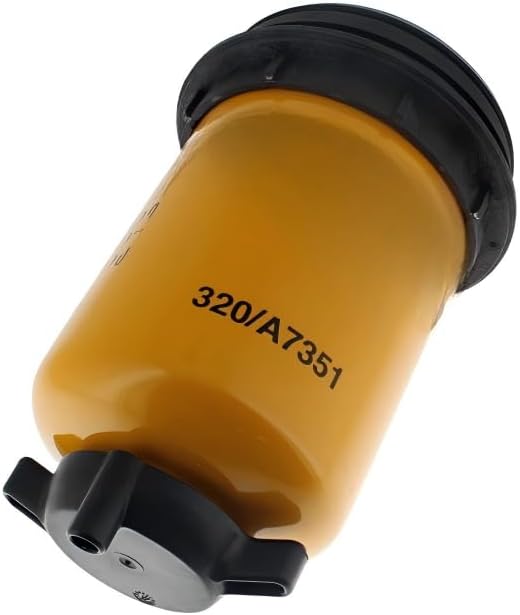 （2pc）GSWSXH 320/07382 Fuel Water Separator, 5μm Spin‑on Replaces for JCB 225 Excavator T4