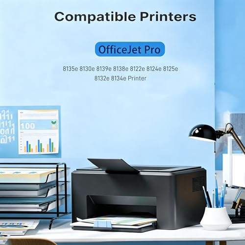 Image of 923XL Ink Cartridges Combo Pack Replacement for HP 923e 923 XL OfficeJet Pro 8135e 8130e 8139e 8138e 8122e 8124e 8125e 8132e 8134e Printer