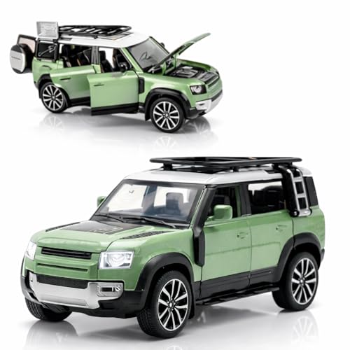 Image of Magicwand 1:32 Scale Die-Cast Defender Guards Metal Car with Openable Doors,Pull Back Action,Blinking Lights【Pack of 1】【Colors as Per Stock】