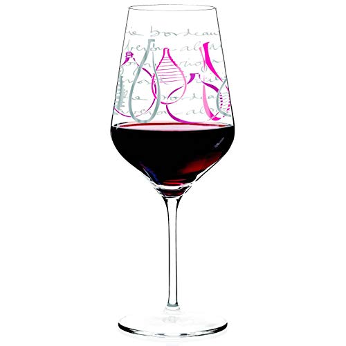 RITZENHOFF Virginia Romo - Copa de vino tinto (cristal, 580 ml, con noble platino)