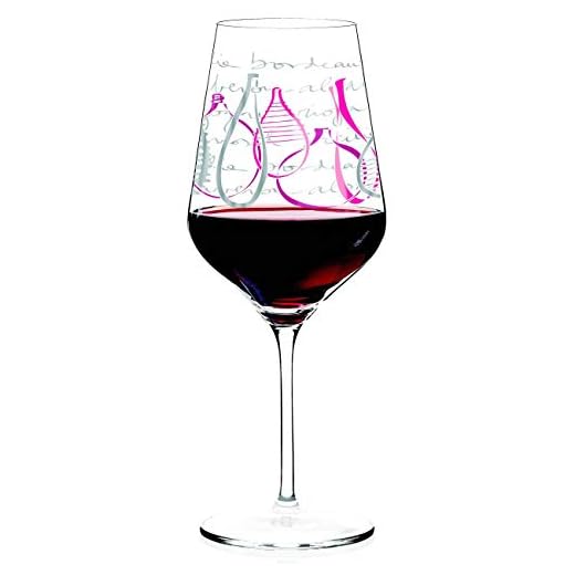 RITZENHOFF Virginia Romo - Copa de vino tinto (cristal, 580 ml, con noble platino)