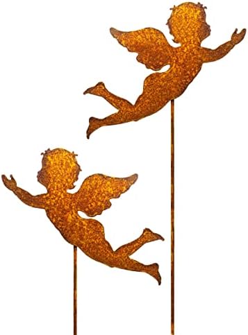 Blümelhuber Eule Aus Edelrost, 100 Cm Hoch – Gartenstecker Für Balkon, Terrasse & Vorgarten