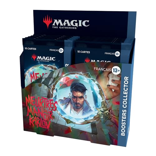 Boîte de boosters collector Magic: The Gathering Meurtres au manoir Karlov - 12 boosters (180 cartes Magic) (Version Française)