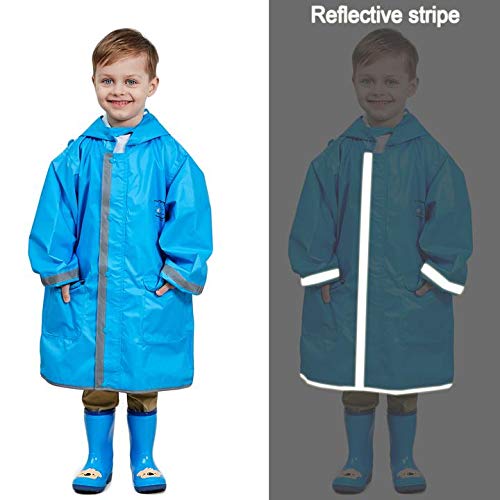 LIVACASA Impermeabile Bambina Poncho Pioggia