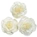 Letjolt Paper Flower Decorations Beige Crepe Paper Flower for Wedding Flowers Decorations Baby Shower Valentine's Day Party Decorations Nursery Flower Home Wall Decor(Set 3)
