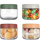 YUEYEE 4 Pack 10 OZ Overnight Oats Jar,Overnight Oats Container for Overnight Oats Salad Jars Sal...