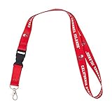 Desert Cactus Cal State Channel Islands University Lanyard California Ekho the Dolphin Car Keys ID Badge Holder Keychain Detachable Breakaway Snap Buckle (Red)