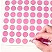 PARLAIM 1050 PCS 3/4 Inch Pink Circle Stickers, 15 Sheets, 0.75
