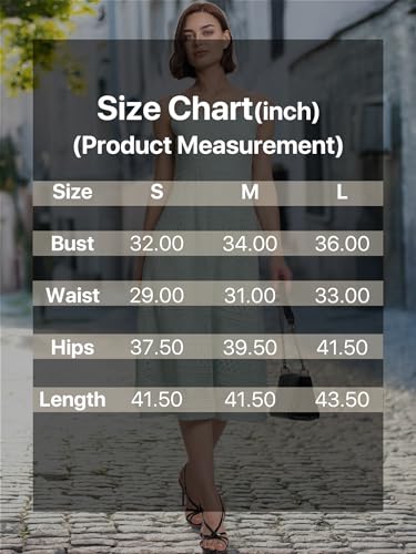 Image of DITOK Womens Lace Floral Midi Dress Summer Sundress Overlay Casual Sleeveless Flowy Cocktail Party Swing Wedding Dresses