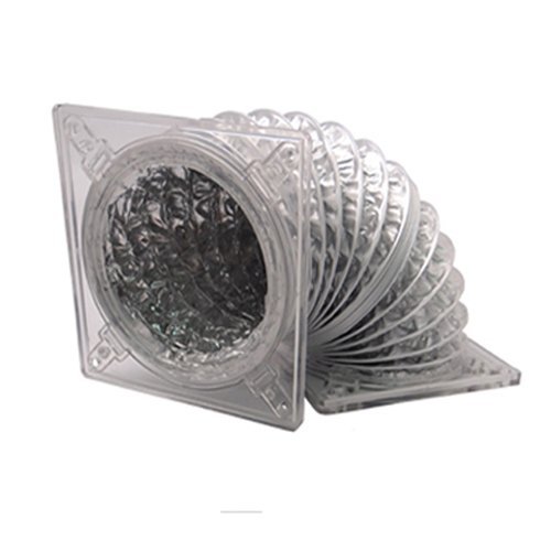 Akust 80mm/90mm Air Ducting Thermalhood Case Fan Adapter (Transparent, 9.5cm, 35dB, For Desktop, Laptop, Gaming Console)