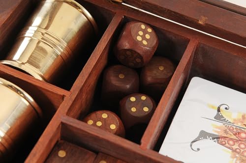 Set de juegos de madera Old Modern Handicrafts 3 en 1 miniatura 4