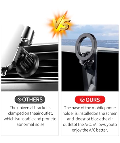 Image of Car Phone Holder for 2023-2026 Honda Accord 12.3 inch Screen | Magsafe Accessories Magnetic Cell Phone Mount Clip Compatible with iPhone, 3D fit Stable Dashboard Navigation Bracket Stand